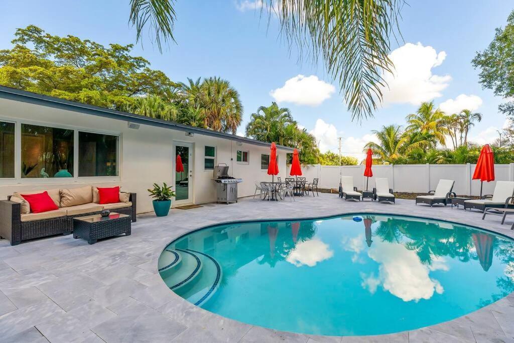 Private Oasis With Pool Near Beaches, Dining & Las Olas Φορτ Λόντερντεϊλ Εξωτερικό φωτογραφία