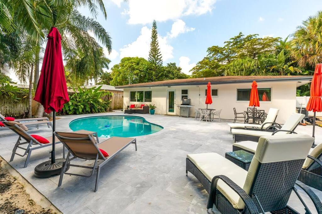 Private Oasis With Pool Near Beaches, Dining & Las Olas Φορτ Λόντερντεϊλ Εξωτερικό φωτογραφία