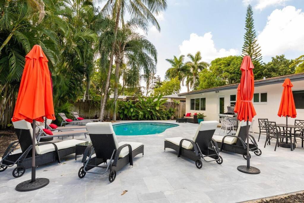 Private Oasis With Pool Near Beaches, Dining & Las Olas Φορτ Λόντερντεϊλ Εξωτερικό φωτογραφία